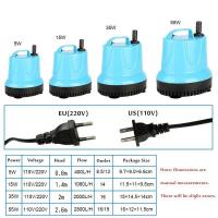 ราคา ปั๊มน้ำแบบจุ่มสำหรับตู้ปลา 110v 220v ปั๊มดูดด้านล่าง ปั๊มกรองด้านล่าง ปุ๋ยสำหรับตู้ปลา, บ่อ, อควาเรียม, น้ำพุ (27077385680)