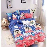 ราคา ชุดเครื่องนอนลายการ์ตูนชินจังจอมแก่น ขนาด 3.5,5,6 ฟุต ผ้าปูที่นอน + ผ้านวมครบชุด (12004126295)