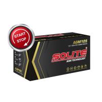 ราคา SOLITE AGM LN6 DIN105 #MADE IN KOREA#รับประกัน 24 เดือน SMF ( Seal Lead Acid Maintenance Free Battery ) (50505544000)
