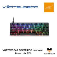 ราคา Keyboard (คีย์บอร์ด) Vortexgear POK3R RGB Brown MX Switch ของใหม่ประกัน 1ปี (15557355110)