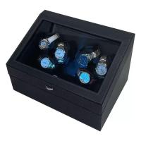 ราคา กล่องหมุนนาฬิกา 6+6 เรือน กล่องหมุนนาฬิกาอัตโนมัติ Automatic watch winder (46452734239)