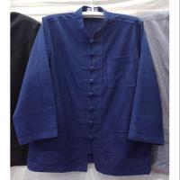 ราคา เสื้อหม้อห้อมคอจีนชายแขนยาว (1522585467)