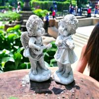 ราคา ตุ๊กตาคิวปิด ตุ๊กตาปูนปั้นคิวปิด สินค้าม2แบบ คิวปิดใช่สำหรับตกแต่งบ้านตกแต่งส่วนสนามหญ้าสวนถาด น้ำพุน้ำล้น (29050412583)