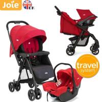 ราคา Joie รถเข็นเด็กพร้อมคาร์ซีทกระเช้า รุ่น Muze - สีแดง (Cherry) (368054677)