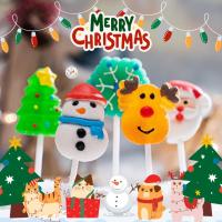 ราคา พร้อมส่ง! เยลลี่คริสต์มาส (ยกกล่อง30ชิ้น) Christmas jelly เยลลี่เสียบไม้ เคลือบน้ำตาล ขนมเทศกาล (17196757551)