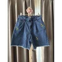 ราคา กางเกงยีนส์ขาสั้นแบรนด์ CC DOUBLE O size 26 สีเข้ม (15795496302)