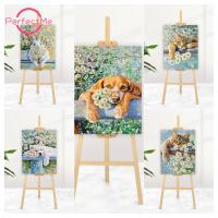 ราคา [PM] ภาพวาดสีน้ํามันสัตว์เลี้ยง ภาพวาดสีน้ํามัน 40x50 ซม. จิตรกรรมดิจิตอล DIY ตกแต่งบ้านดิจิตอลบนผ้าใบ 5248 (29062815471)