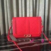 ราคา Charles & Keith turn-lock cluch สีแดง (14186451)