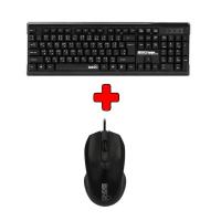 ราคา (ชุดเมาส์ คีย์บอร์ด) SIGNO Keyboard+Mouse Combo Set (MO-540สีดำ & KB-79) รับประกันศูนย์1ปี (22012728453)