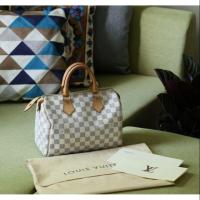 ราคา LV speedy 25 รุ่นเล็กของแท้ สภาพดีมาพร้อมถุงผ้า ใบเสร็จ shop ไทยจ้า (5303890253)