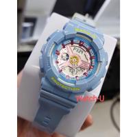 ราคา นาฬิกา BABY-G สีฟ้าพาสเทล รุ่น BA-110CA-2A สีหน้าปัดน่ารักมาก (23561524558)