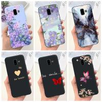ราคา เคสโทรศัพท์ซิลิโคน TPU แบบนิ่ม ลายดอกไม้ ผีเสื้อ สําหรับ Samsung Galaxy J6 Plus (J6+) SM-J610G J6 2018 SM-J600G (23784521810)