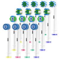 ราคา 8/16pcs Toothbrush Head Compatible with Braun Oral B Electric Toothbrush, Toothbrush Heads Fit for Oral b Vitality (44952596793)