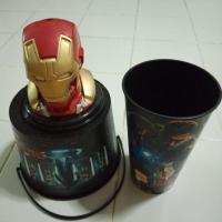 ราคา มีรอย แก้วน้ำโรงหนัง Major ถังป๊อปคอร์น ไอรอนแมน 3 Popcorn Iron-man (2858697396)