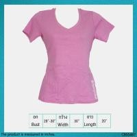 ราคา USED Uniqlo - Pink Purple V Neck T-Shirt | เสื้อยืดสีชมพู สีม่วง เสื้อยืดสีพื้น แขนสั้น คอวี แท้ มือสอง (20453332257)
