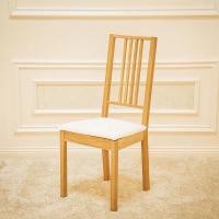 ราคา Solid wood dining chair backrest chair Nordic dining chair modern minimalist creative white chair Japanese chair (28343791631)