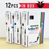 ราคา ARTLINE 90 ปากกามาร์กเกอร์ถาวร 2-5 มม. (12 ชิ้นในกล่อง) (40208658314)
