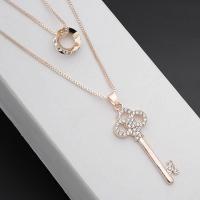 ราคา สร้อยคอแฟชั่นสองชั้นทุกคู่สร้อยคอสุภาพสตรี (24797969887)
