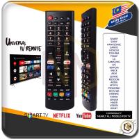 ราคา Universal LCD LED TV รีโมทคอนโทรลใช้สําหรับ LG SHARP Hisense Daewoo Sanyo Hitachi Toshiba Isonic Pensonic Haier นักร้อง RM-L1376M (47558564824)
