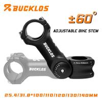 ราคา BUCKLOS Stem ปรับระดับ_handlebar_สำหรับจักรยานMTB ขนาด25.4/31.8มม. (53406487319)
