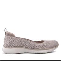 ราคา Skechers microbust รองเท ้ าสตรี taupe ที ่ โดดเด ่ น (24028236212)