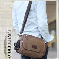 ราคา รุ่น UP149 กระเป๋าผู้ชายสะพายข้าง ผ้า CANVAS กระเป๋าผู้ชาย กระเป๋าสะพายไหล่ สไตล์ เกาหลี ญี่ปุ่น (165908112)