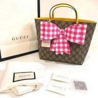 ราคา New gucci tote โบว์ชมพู-น้ำเงิน (782081938)