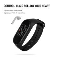 ราคา M5 Smart Watch Band นาฬิกาวัดชีพจร ความดัน ระดับออกซิเจนในเลือดนับก้าว Smartband M4 Fitness Tracker hUb2 (3388689345)