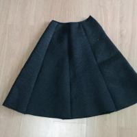 ราคา กระโปรงสีดำทรงสุ่มลายนูน (2318311741)