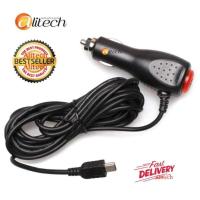 ราคา Alithai สายชาร์จกล้องติดรถยนต์ และ GPS มีสวิตเปิดปิดป้องกันไฟกระชาก 2A ยาว 3.3 เมตร (สีดำ) (28528426495)