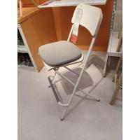 ราคา IKEAshopping IKEA FRANKLIN ฟรังค์กลิน เก้าอี้บาร์พับได้, ขาว/ขาว, 63 ซม. (27008940398)