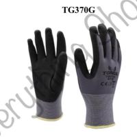 ราคา ถุงมือไนล่อนเคลือบโฟมไนไตร TONGA TG370G SIZE S M L ของแท้ราคาถูก อัพเดตถุงมือที่ได้รับมาตรฐานEN388version 2016ล่าสุด (16996162416)