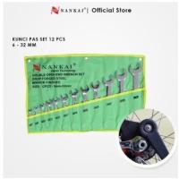 ราคา ชุดประแจ Nankai 12 ชิ้น 6 - 32 MM ประแจปลายเปิดคู่ 12 ชิ้น (27752688740)