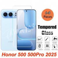 ราคา สําหรับ Honor 500 Pro 5G 2025 3PCS กระจกนิรภัยสําหรับ HONOR 500 500Lite 500Pro Honor 500 Lite Honor 500 Pro 5G Clear กระจกนิรภัย HD ป้องกันฟิล์มแก้ว 9H ความแข็งโปร่งใสทั้งหมด (45902153780)