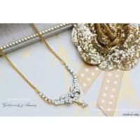 ราคา สร้อยคอเพชร cz ห้อยระย้า งานหุ้มทอง 5 ไมครอน ใส่สวยวิ้งๆ (3769207094)