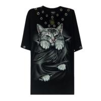 ราคา มินิเดรส ลายแมว (Size XL) (4773487240)
