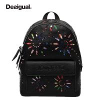 ราคา สเปน Desigual กระเป๋าเป้สะพายหลัง Womens FashionTravel Bagpack mini Backbag กระเป๋านักเรียนนักเรียน (25011762313)