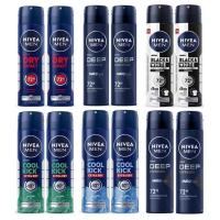 ราคา นีเวีย สเปรย์ สำหรับผู้ชาย 150 มล. DEO MEN SPRAY 150 ml. 2pcs NIVEA (41874259409)