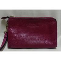 ราคา กระเป๋าคล้องมือ Coach สองซิปมือสอง (12927086986)