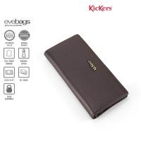 ราคา KICKERS Full Grain Cowhide Bi-Fold Mid Long Wallet พร้อมกระเป๋าซิป KK10-KDYEL53509 (27244433742)