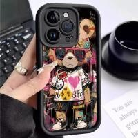 ราคา เหมาะสำหรับ Xiaomi 12 Lite Mi 11 Lite 5G กรณีโทรศัพท์มือถือ Cool Sunglasses Bear เคสโทรศัพท (27116571061)