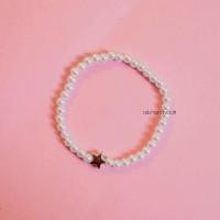 ราคา [GMMK151] ASB - สร้อยข้อมือลูกปัดดาวสีเงิน 1 ชิ้น | สร้อยข้อมือลูกปัดเกาหลี (53756330288)