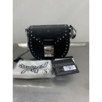 ราคา MCM Patricia สะพายไหล่ หมุดรอบ สีดำ หมุดแท้ (14870352299)