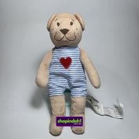 ราคา IKEA Fabler Björn ตุ๊กตาหมีตัวเล็ก ยิ้ม ขนนุ่ม สีครีม เสื้อเชิ้ตลายทางสีน้ําเงิน 20 ซม. ใหม่ (55958389512)