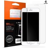 ราคา LAYAR Spigen Slim HD TR กระจกนิรภัย iPhone SE 2020 2022 - 7 - 8 - กระจกหน้าจอป้องกันรอยขีดข่วน Clear Fit ปกป้องหน้าจอ (28584863822)