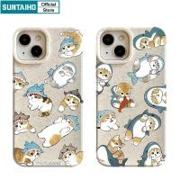 ราคา Suntaiho เคสไอโฟน เคสโทรศัพท์ซิลิโคน TPU แบบนิ่ม ลายแมวฉลาม กันกระแทก สําหรับ Iphone 15 14 12 13 11 Pro Max IP 7 8 Plus Iphon X XS XR Xs Max (24272274251)