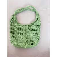 ราคา กระเป๋าใหม่พรหมถักสีเขียวใบตอง ถือมือ hand made (41615217833)