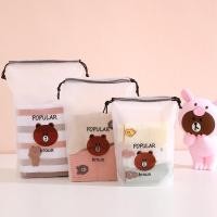 ราคา [B01]ถุงพลาสติกหูรูดลายหมี broun (2641888332)