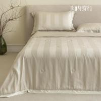 ราคา MIDO&NELA Floating Gold Sunlight COOL 60S PRO Summer Quilt 6.5ft: ผ้าห่ม Tencel ลายไข่มุกเรียบง่าย ความละเอียดสูง ผ้าห่มขนเป็ดทอลายทางแนวตั้งระดับพรีเมียม ซักได้และซักเครื่องได้ (43207257791)