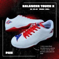 ราคา สินค้าพร้อมส่ง Sz.39-45 รองเท้าฟุตซอล PAN รุ่น BALANCER TOUCH X รหัส PF-142B-WR (27287407115)